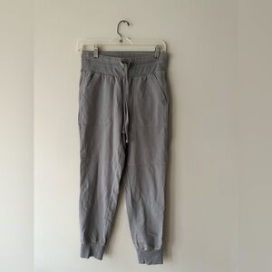 Zella Gray Jogger Lounge Wear Drawstring Waist Pant Size S
